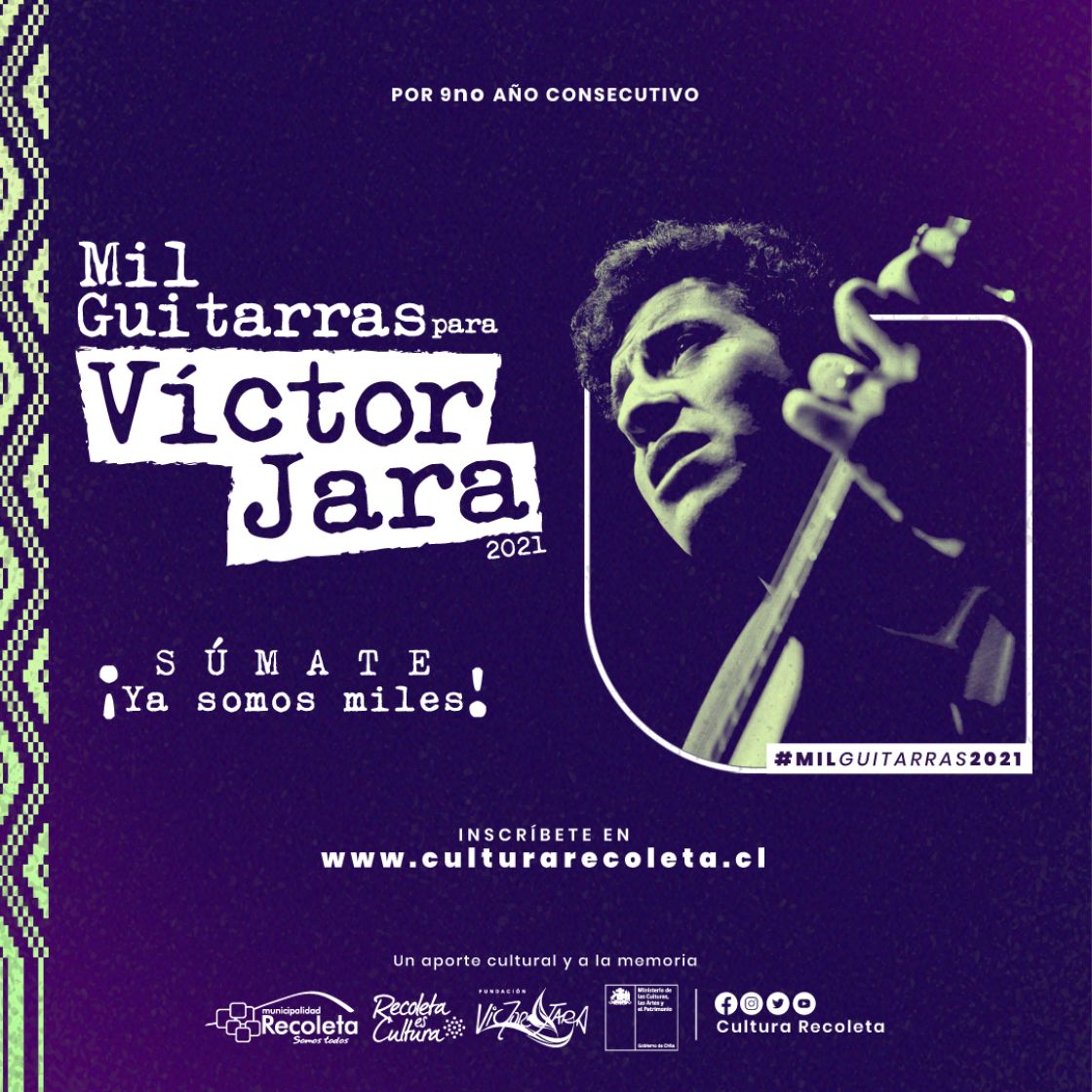 Lanzan la novena versión de Mil Guitarras para Víctor Jara