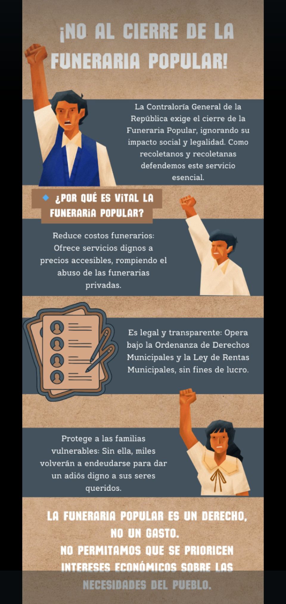 Funeraria Popular de Recoleta: La dignidad no puede ser un negocio