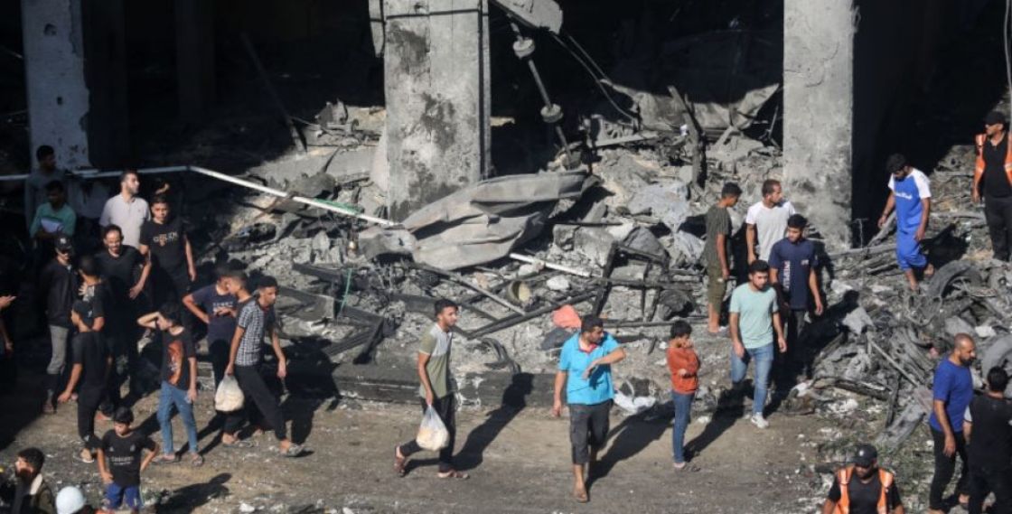 Liberan registro del bombardeo al hospital de Gaza que dejó cientos de fallecidos