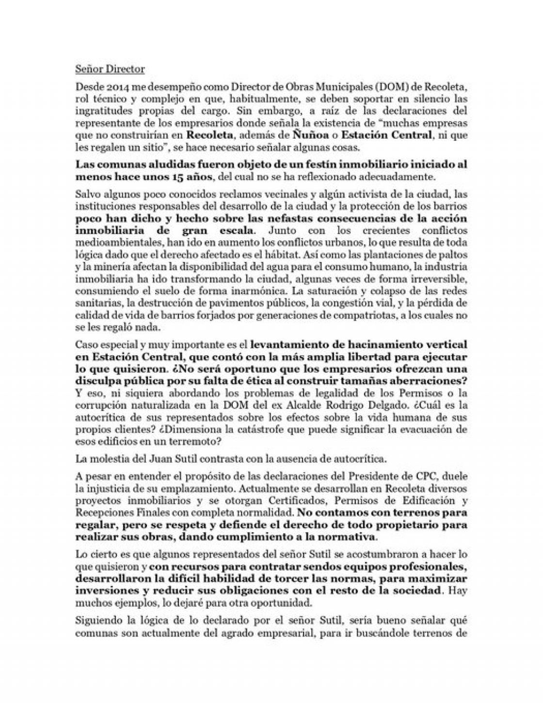 Empresarios, nada SUTIL